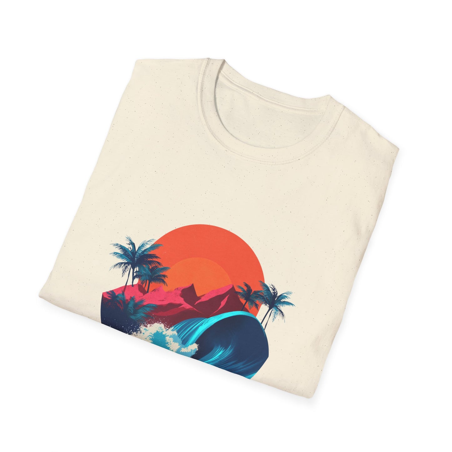 Sunset Surf T-Shirt — Retro Beach Wave Graphic Tee