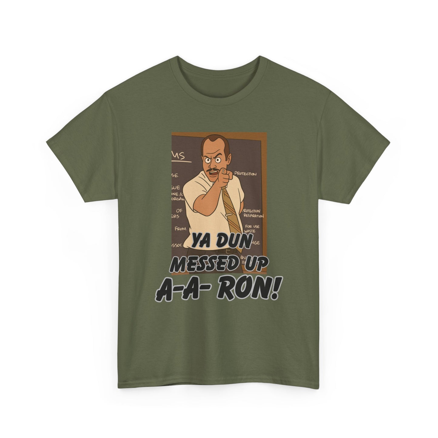 A- A- Ron -Funny Quote Unisex Tee - Perfect for Casual Outings, Gifts, and Pop Culture Fans, Humor Shirt, Movie Quote Tee, Unique Graphic Tee