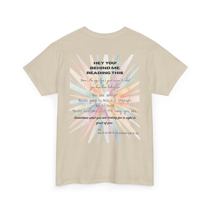 Here's Your Answer (colorful sunburst, motivational verse)