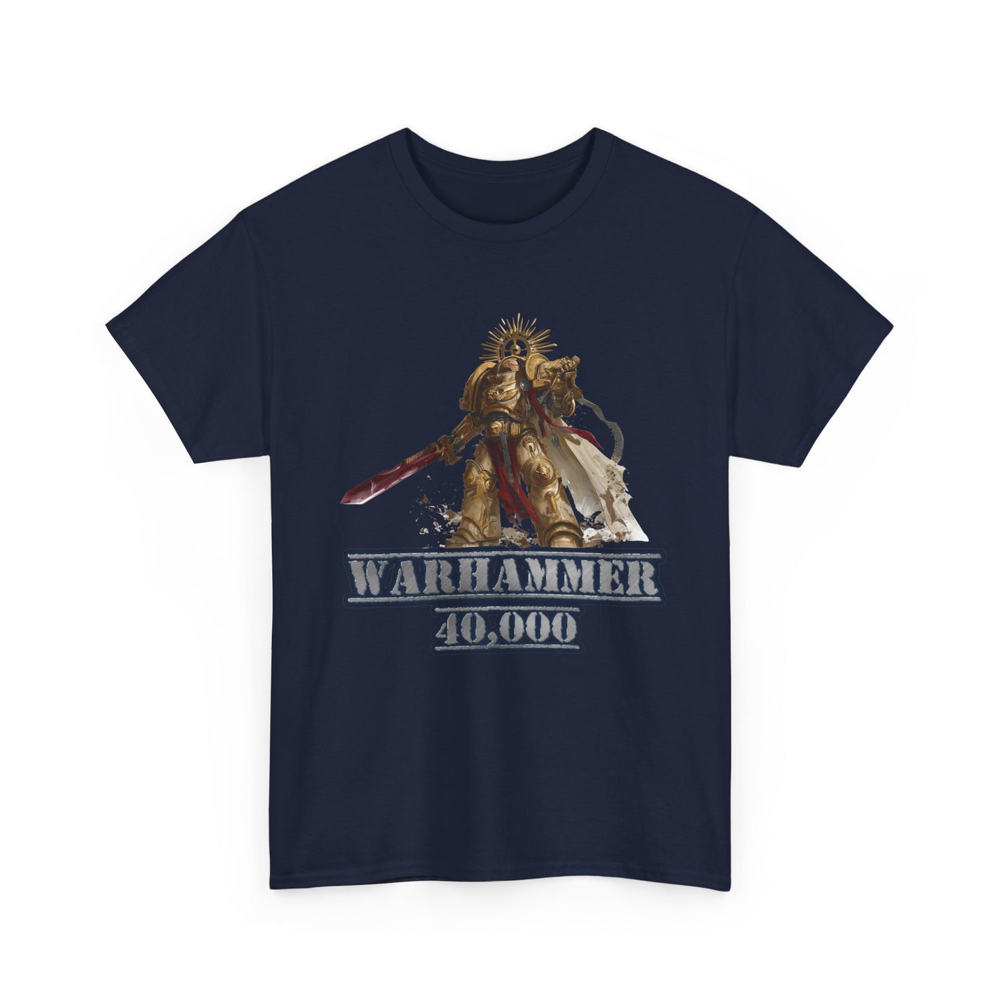 Warhammer 40,000 Unisex Heavy Cotton Tee, Gamer T-Shirt, Nerd Apparel, Gaming Gift, Casual Wear