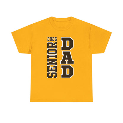 Senior Dad -Class of 2026 Graduation Tee, Unisex Heavy Cotton Shirt, Senior T-Shirt, Personalized Graduation Gift, Class Reunion Apparel, 2026 [...]