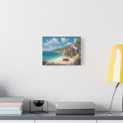 Ocean Front -Coastal Serenity Canvas Print, Beach Decor, Wall Art for Home, Gift for Beach Lovers