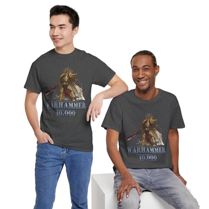 Warhammer 40,000 Unisex Heavy Cotton Tee, Gamer T-Shirt, Nerd Apparel, Gaming Gift, Casual Wear