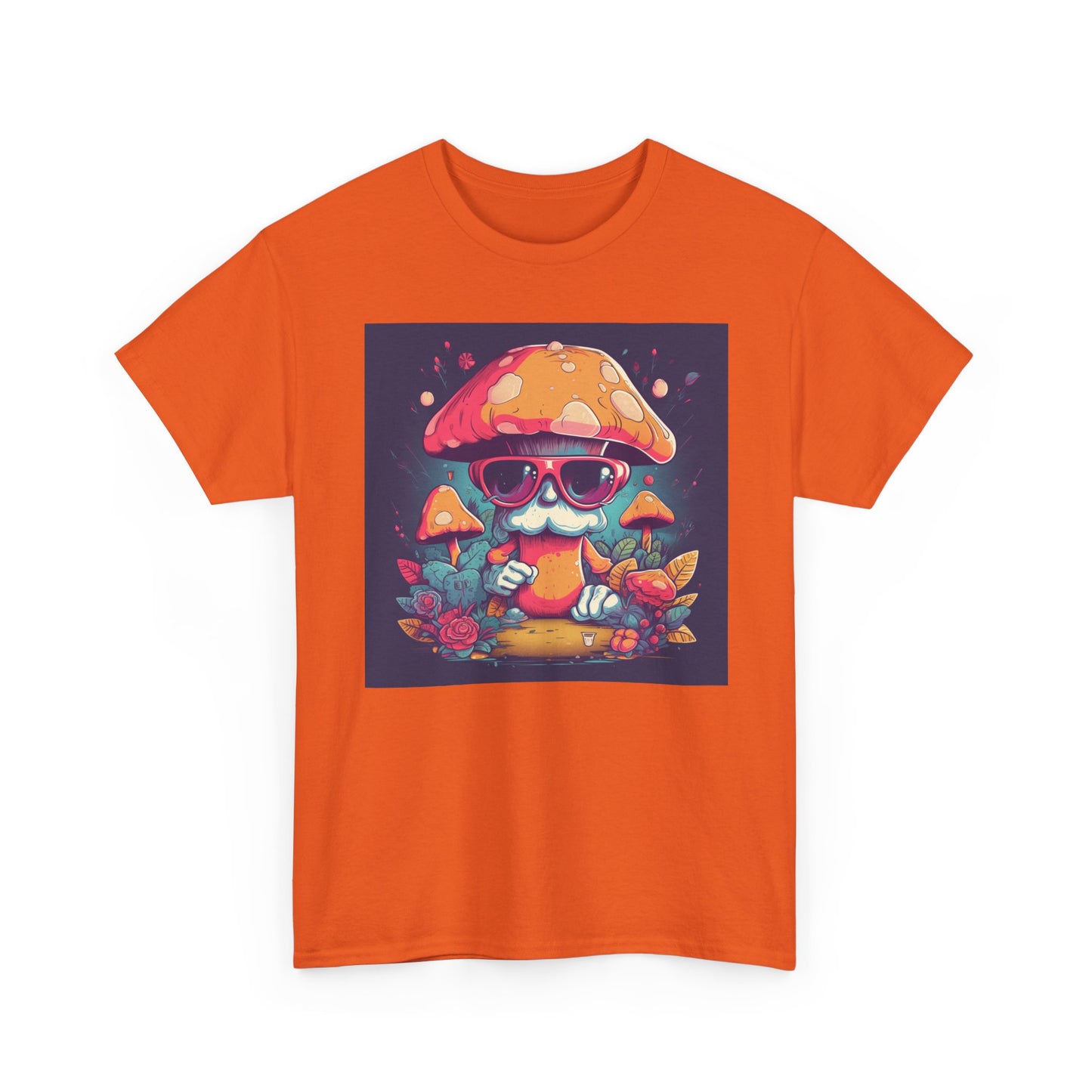 Cool Mushroom Graphic Tee, Retro T-Shirt, Unique Gift for Nature Lovers, Eco-Friendly Apparel, Perfect for Parties and Festivals