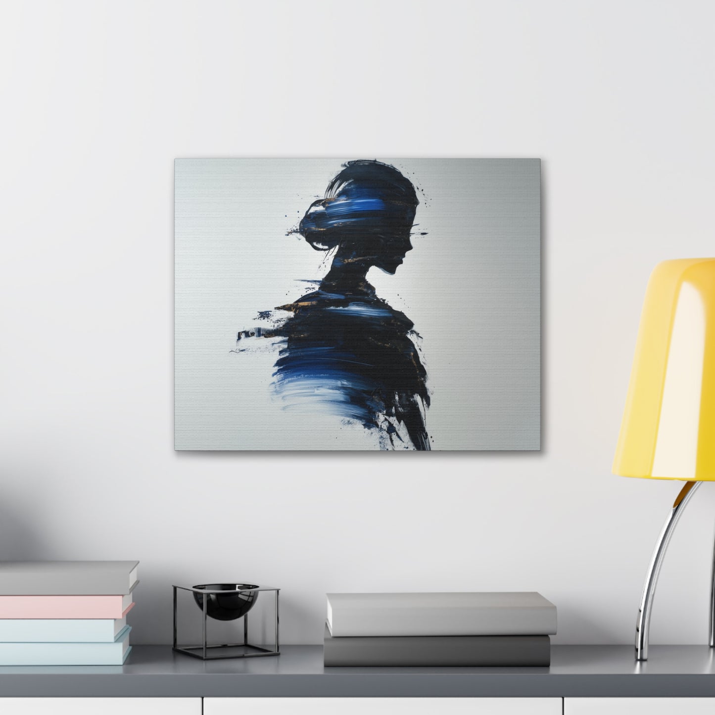 Silhouette of Beauty -Stylish Abstract Canvas Art Print, Modern Home Decor, Wall Art, Chic Living Room Accent, Unique Gift Idea