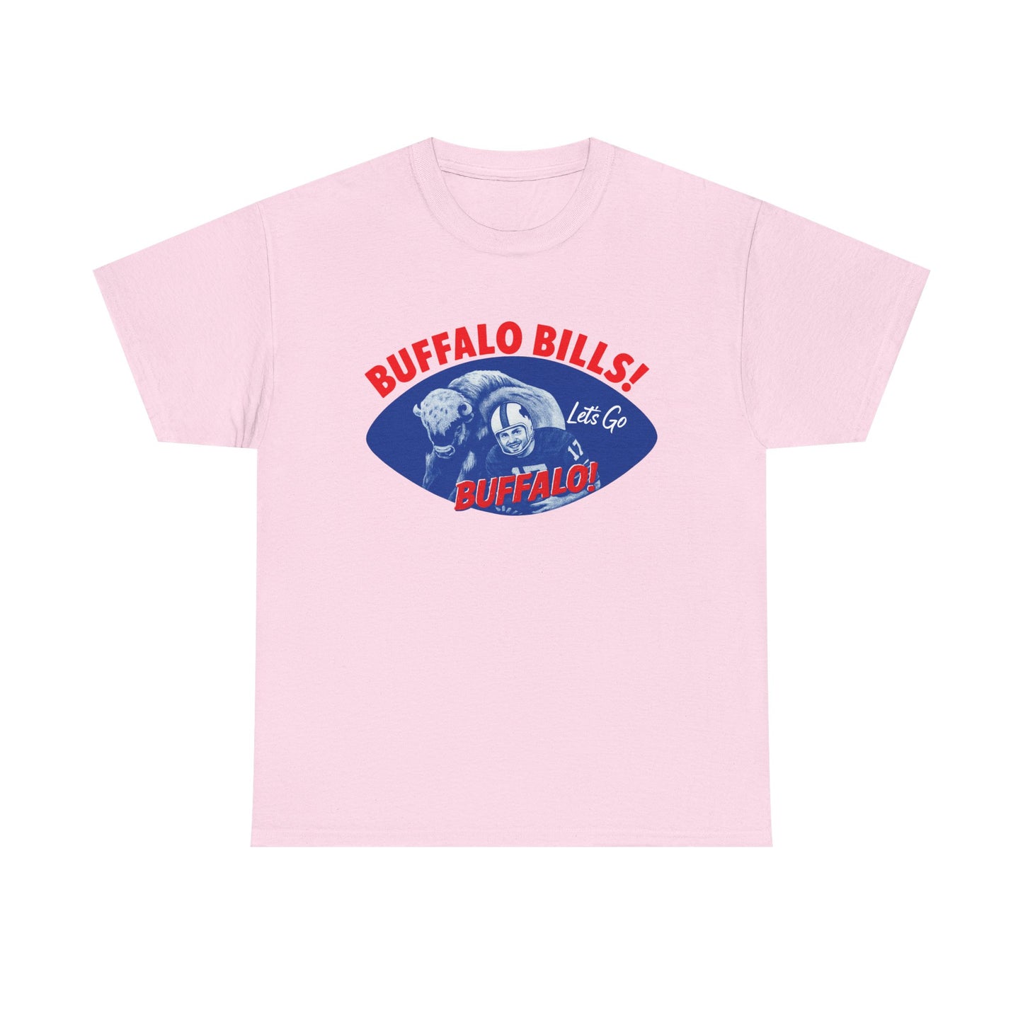 What is Old is New Again Buffalo Bills Tee -Heavy Cotton Tee, unisex sports shirt, fan apparel, game day shirt, gift for football lovers, team pride clothing
