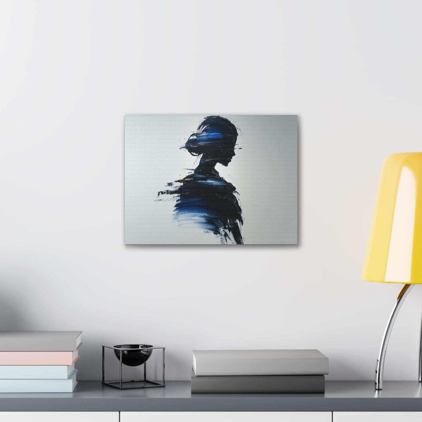 Silhouette of Beauty -Stylish Abstract Canvas Art Print, Modern Home Decor, Wall Art, Chic Living Room Accent, Unique Gift Idea