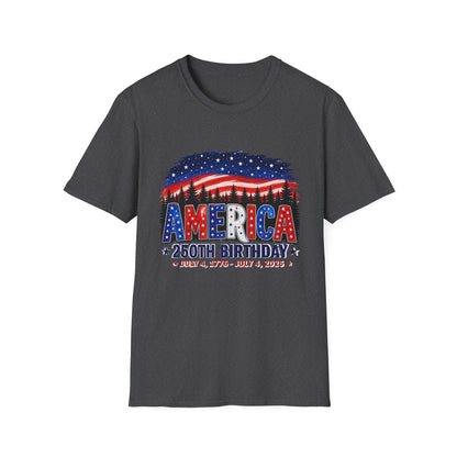 America 250th Birthday T-Shirt — July 4, 1776–2026 Patriotic Independence Day Tee