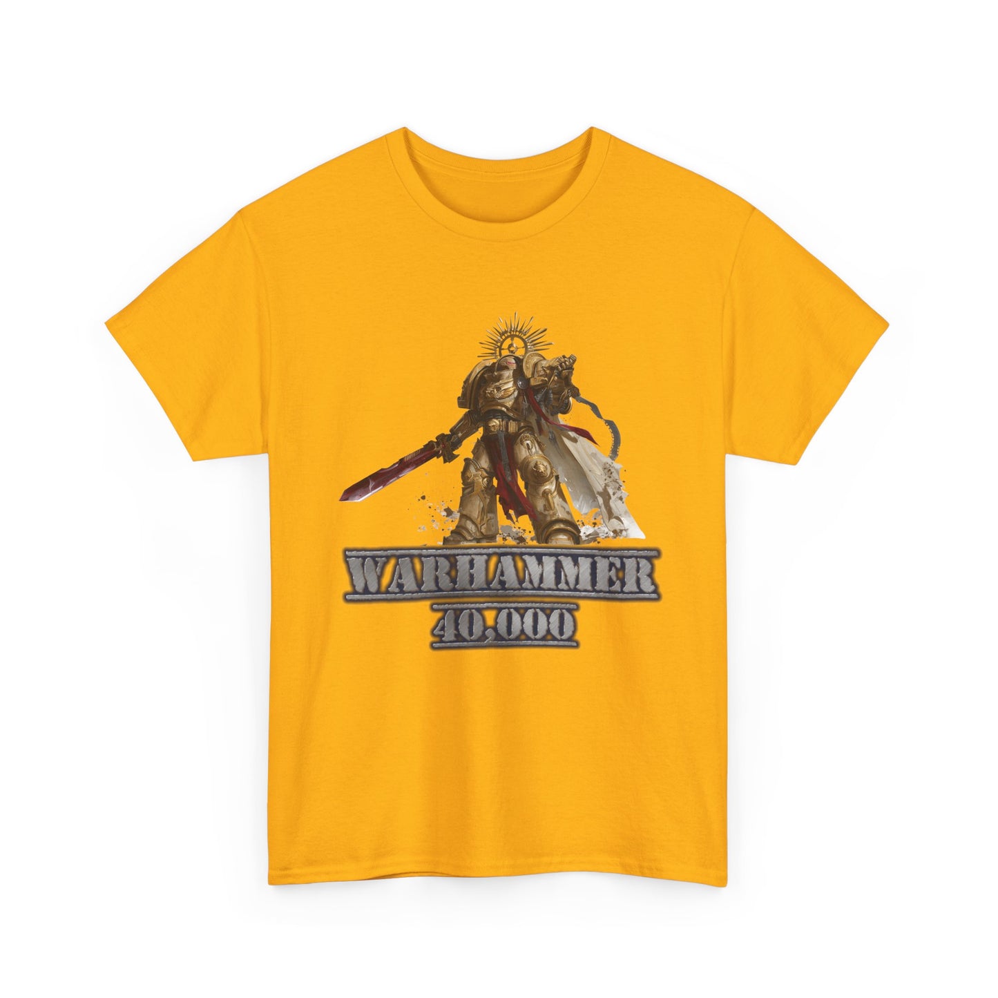 Warhammer 40,000 Unisex Heavy Cotton Tee, Gamer T-Shirt, Nerd Apparel, Gaming Gift, Casual Wear