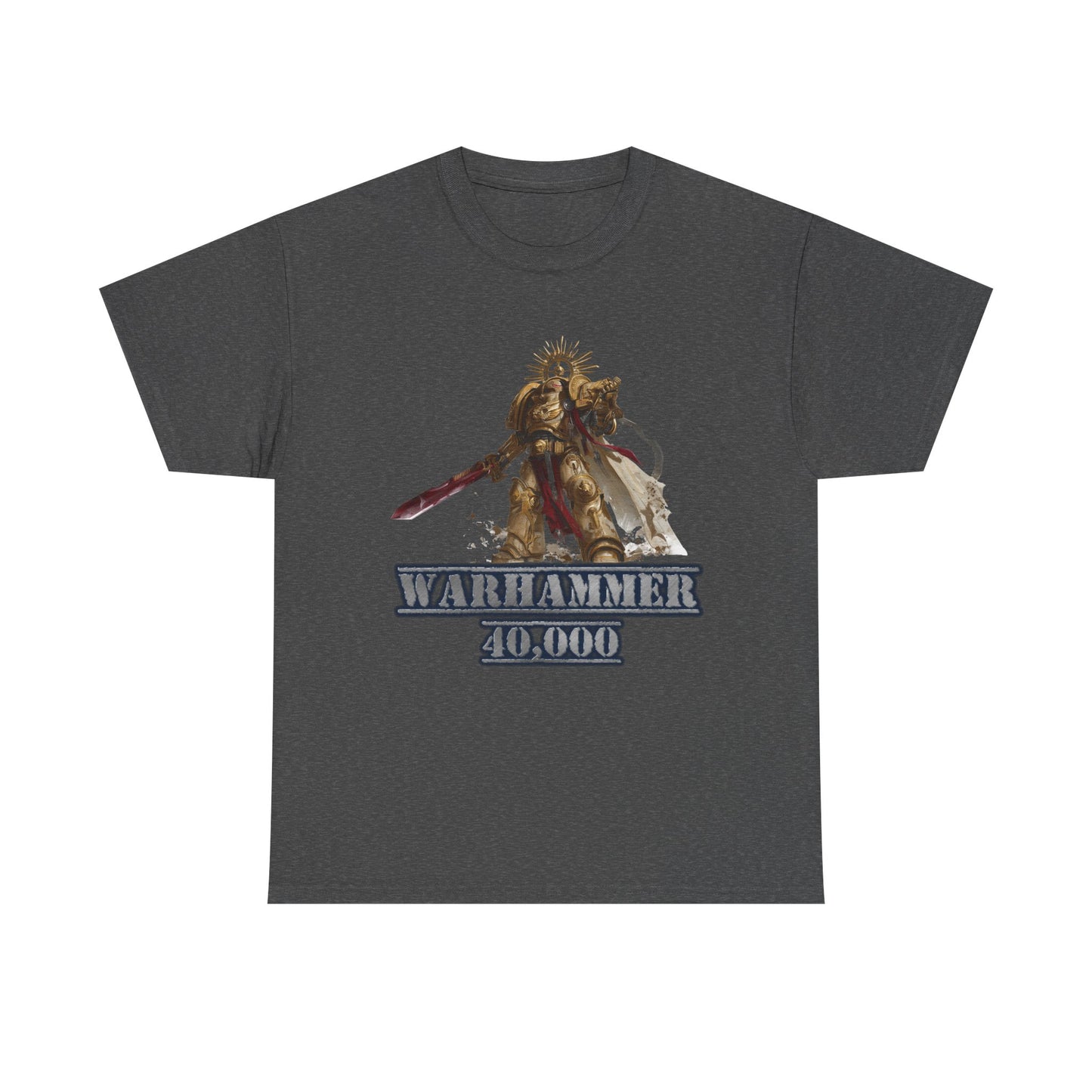 Warhammer 40,000 Unisex Heavy Cotton Tee, Gamer T-Shirt, Nerd Apparel, Gaming Gift, Casual Wear