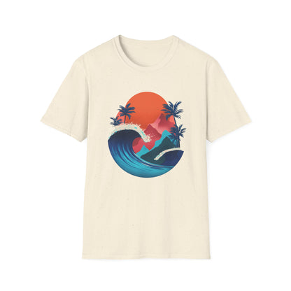 Surf Sunset T-Shirt — Tropical Wave Palm Beach Graphic Tee