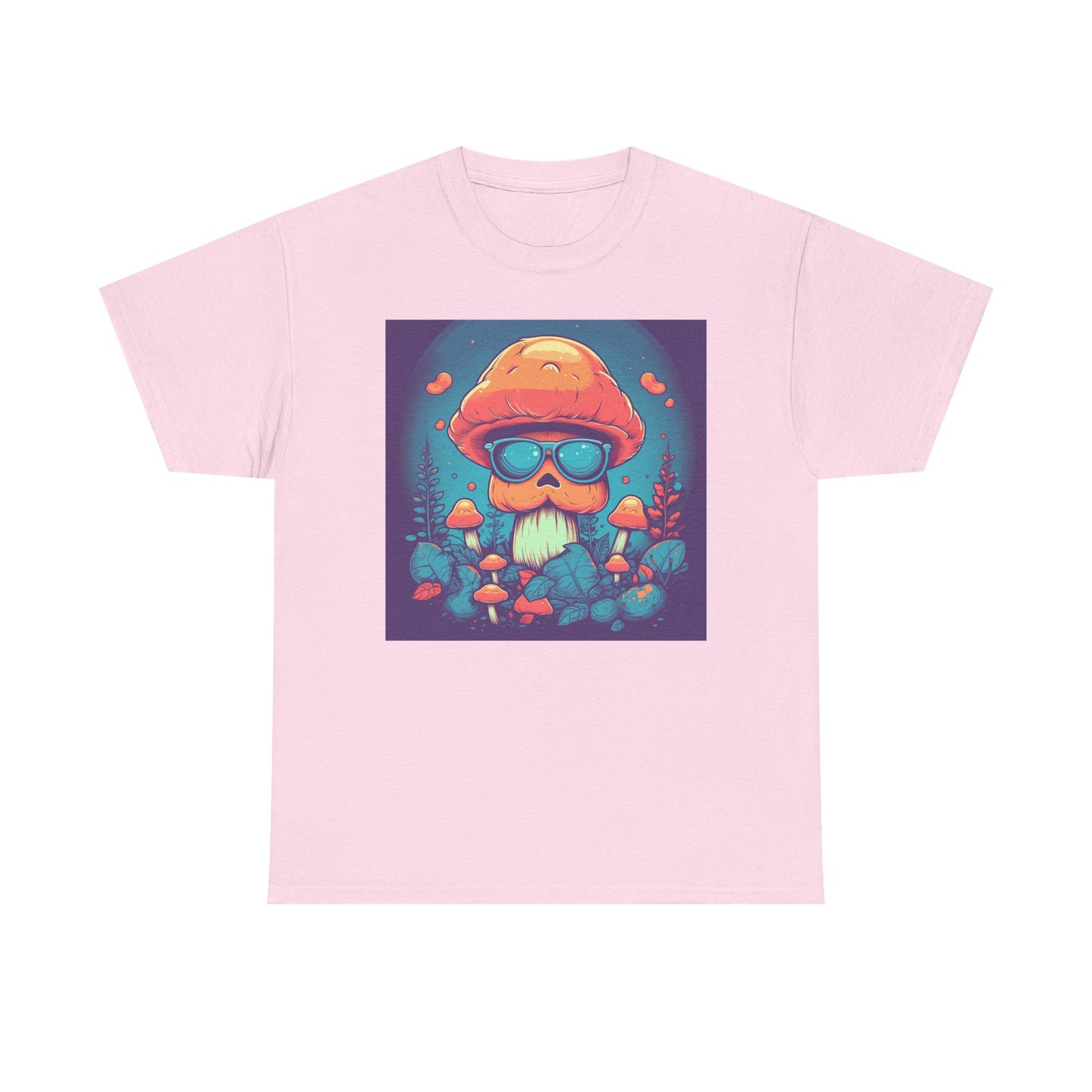 Cool Mushroom Vibes Unisex Tee, Retro Shirt, Gift for Nature Lovers, Chill Outfit, Eco-Friendly Apparel, Summer Wear