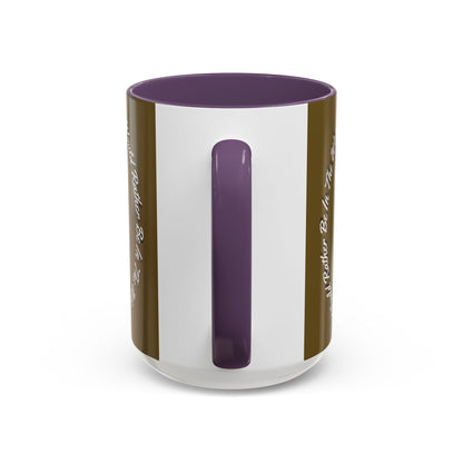 Mushroom Hunting Coffee Mug – "My Spore Time Is Spent" Rustic Forager Accent Mug