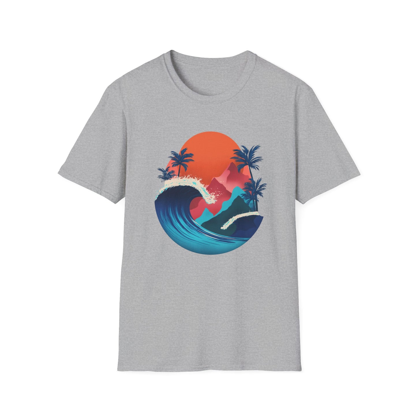 Surf Sunset T-Shirt — Tropical Wave Palm Beach Graphic Tee