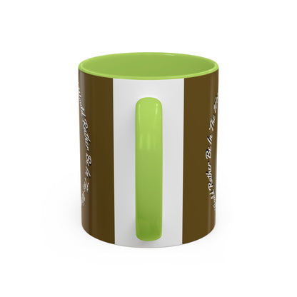 Mushroom Hunting Coffee Mug – "My Spore Time Is Spent" Rustic Forager Accent Mug