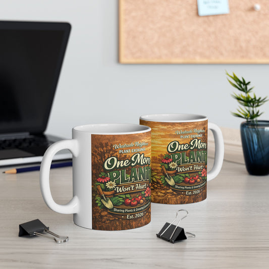 Ceramic Mug - 'One More Sunrise' Garden Floral Coffee Mug (11oz, 15oz)