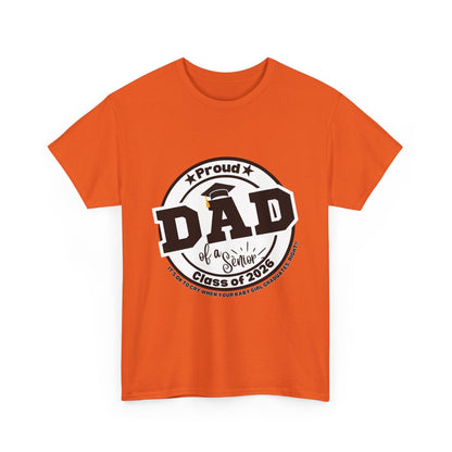 Senior Dad -Class of 2026 Graduation Tee, Unisex Heavy Cotton Shirt, Senior T-Shirt, Personalized Graduation Gift, Class Reunion Apparel, 2026 [...]