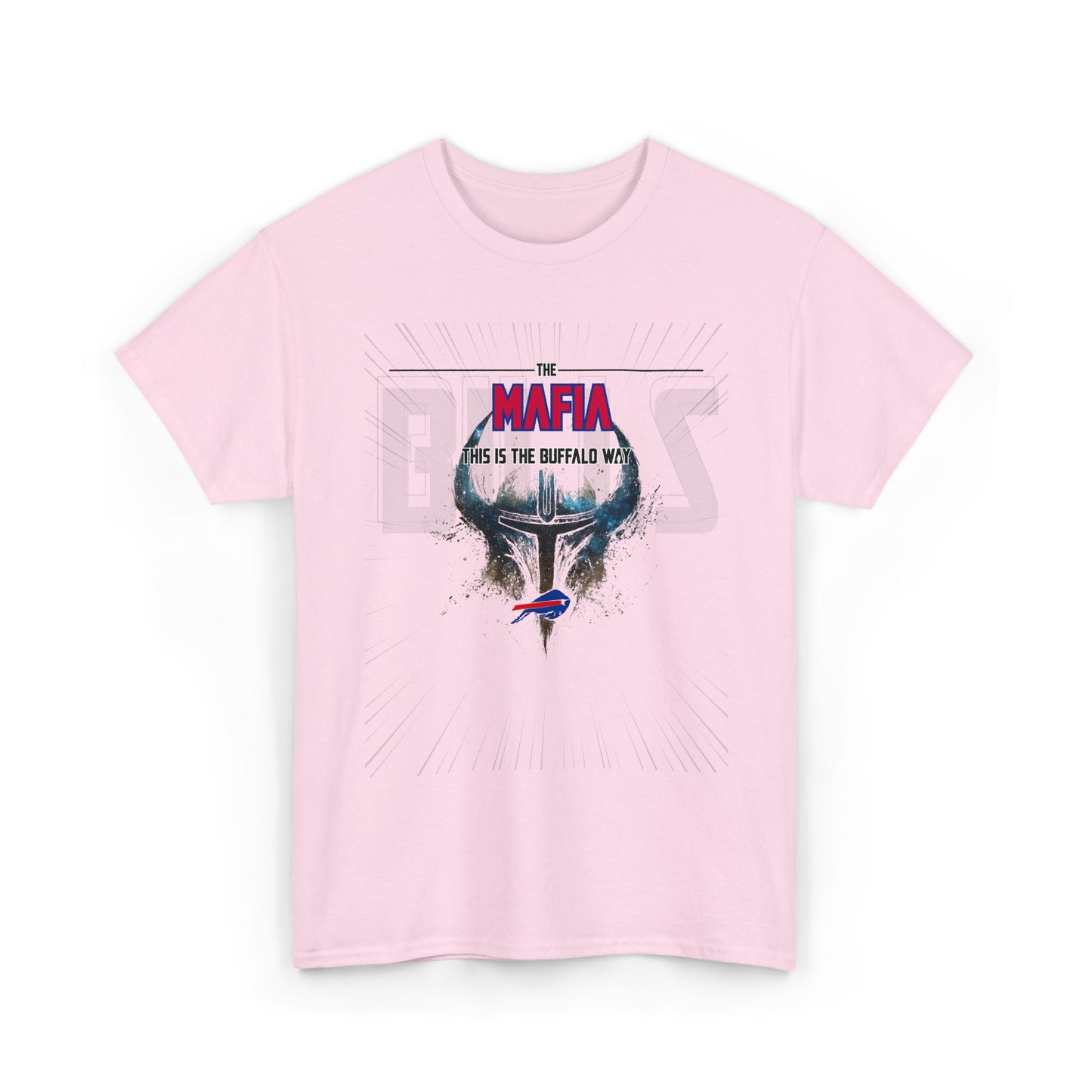 Buffalo Bills This Is The Way -Heavy Cotton Tee - Unisex Fan Shirt, Game Day Apparel, Sports Merchandise, Birthday Gift, Tailgate Outfit