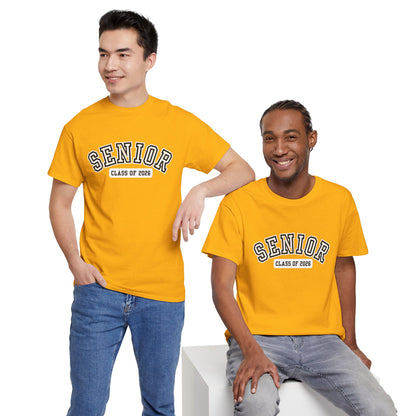 Senior 2026 -Class of 2026 Graduation Tee, Unisex Heavy Cotton Shirt, Senior T-Shirt, Personalized Graduation Gift, Class Reunion Apparel, 2026 [...]