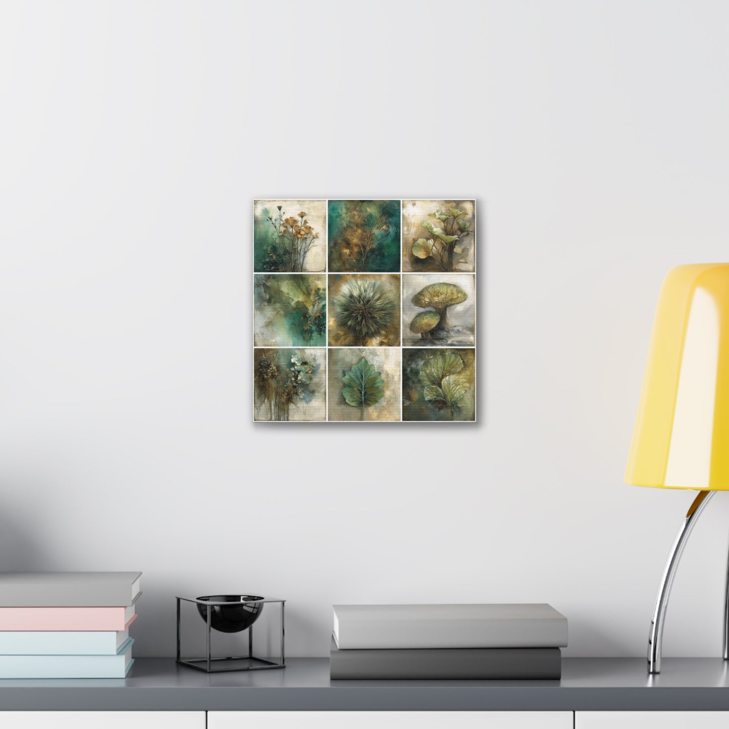 Natures Green Series #5 -Botanical Wall Art, Nature-Inspired Home Décor, Eco-Friendly Canvas Print, Greenery Art Piece, Living Room Wall Hanging
