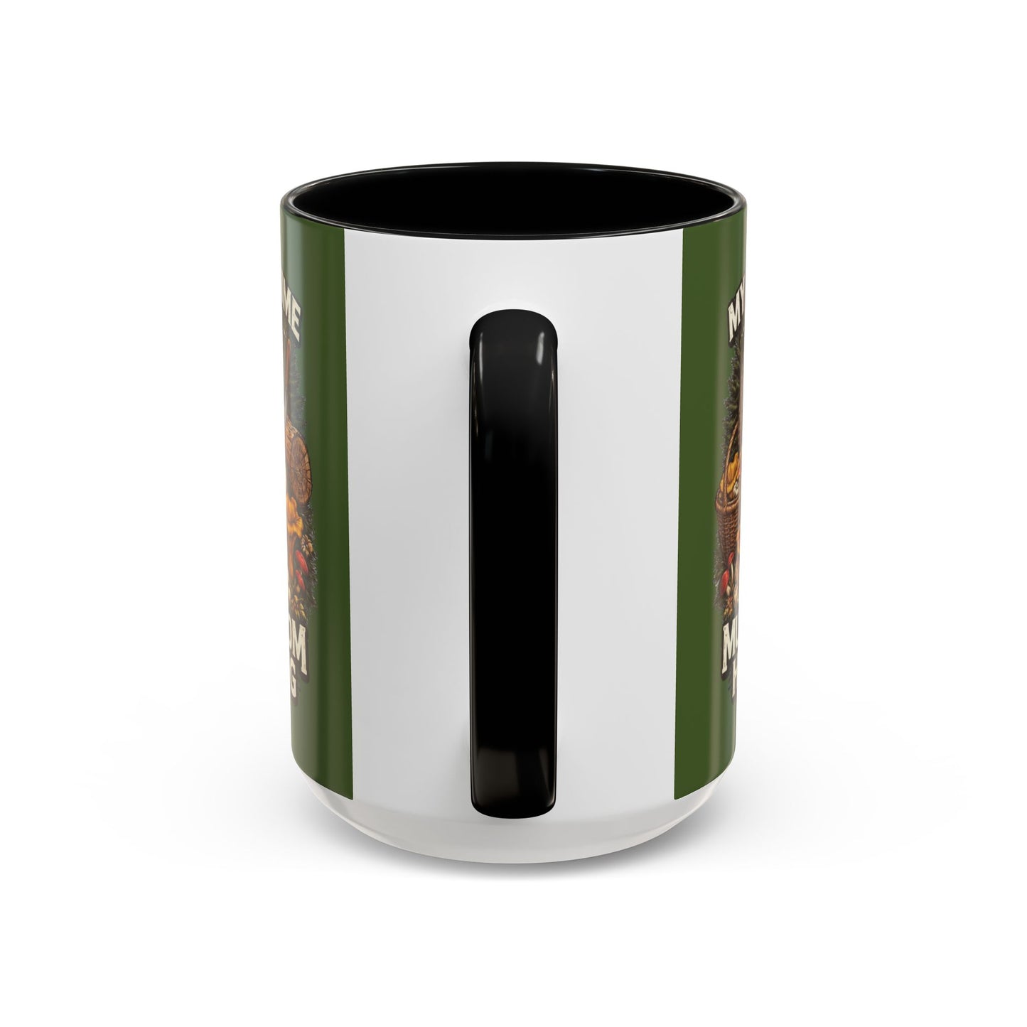 Mug - "My Spore Time Is Spent Mushroom Hunting" Accent Coffee Mug (11/15oz)