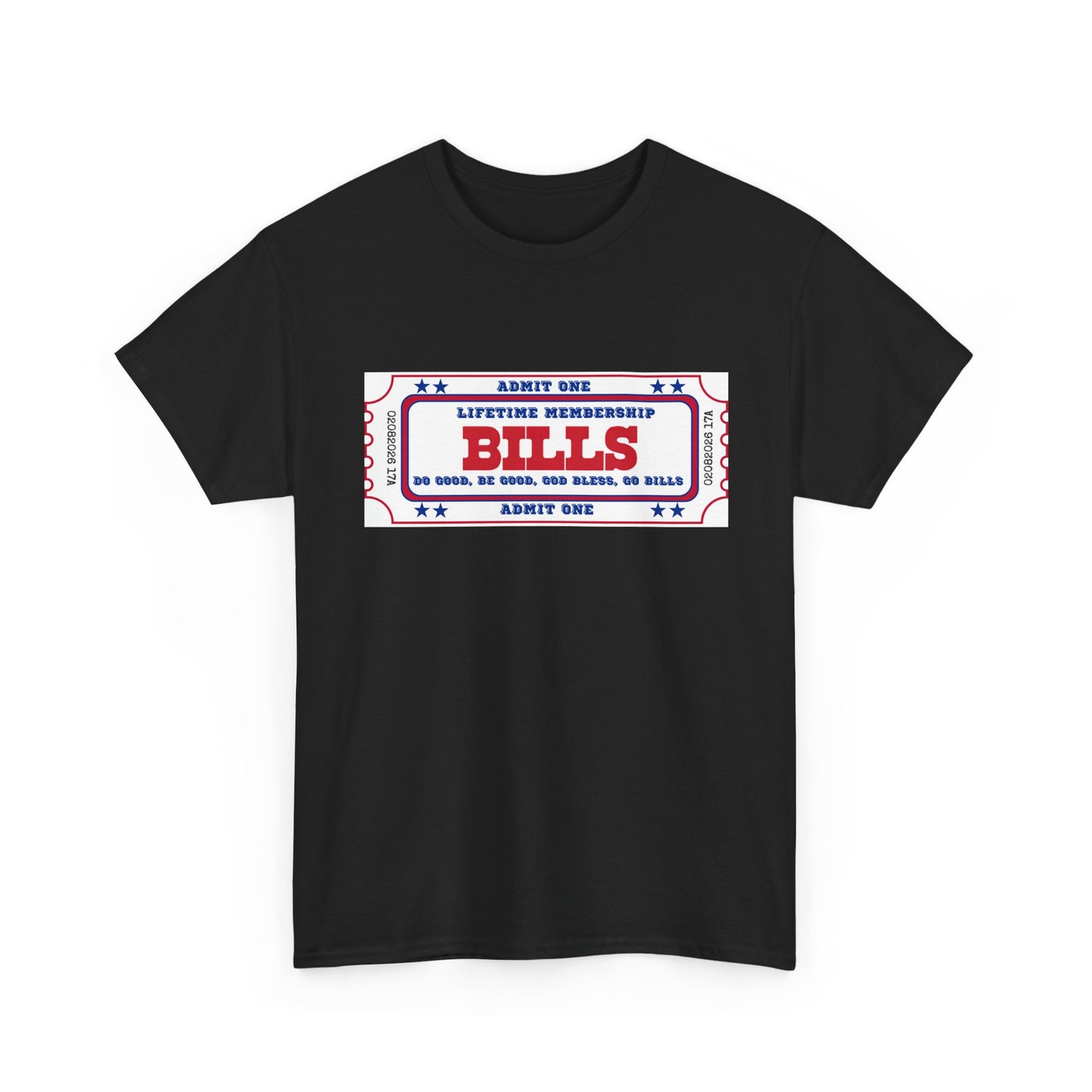 BILL Lifetime Membership - Retro Ticket Style Tee, Vintage Graphic T-Shirt, Casual Outing Shirt, Gift for Friends, Concert, Sports Event Apparel