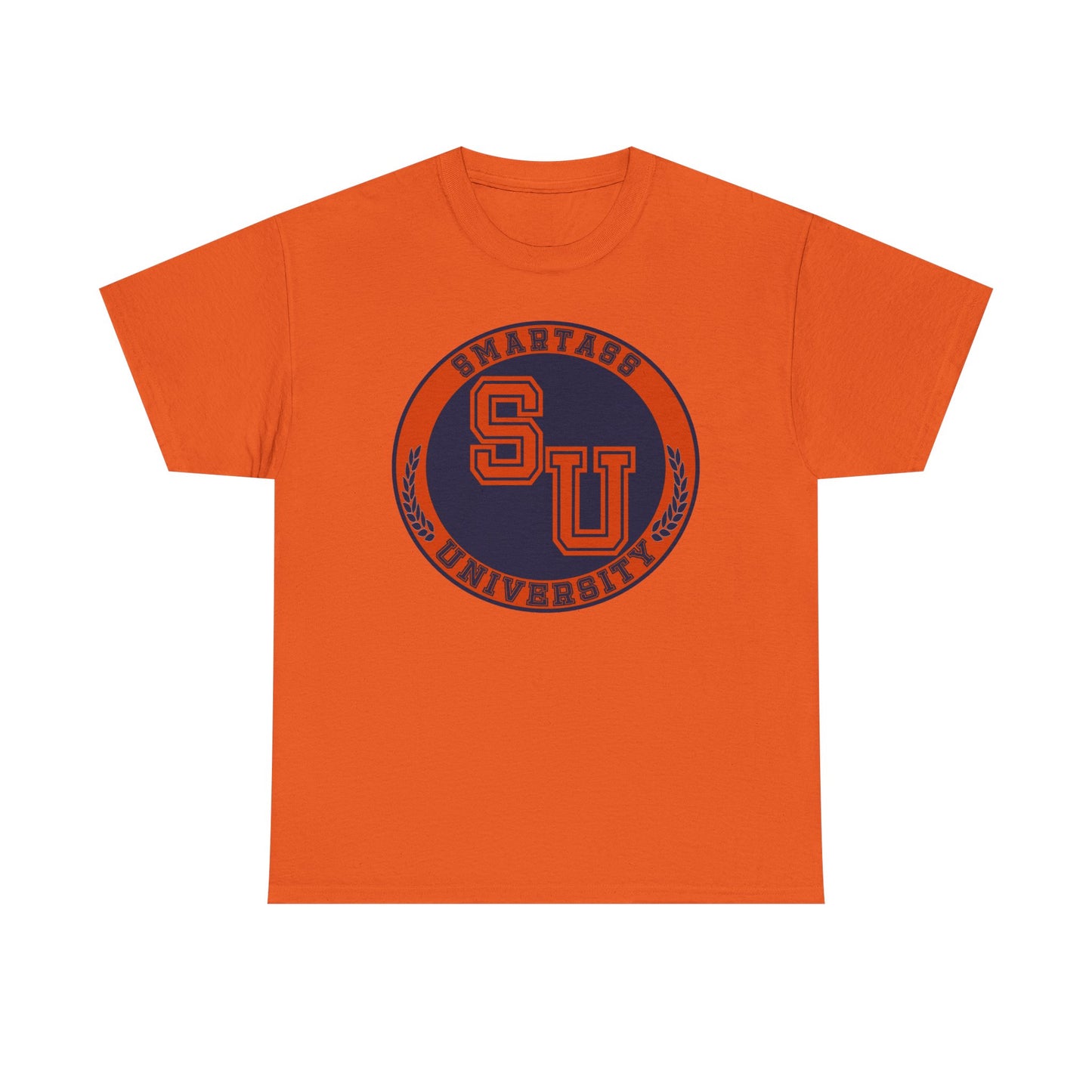Unisex Heavy Cotton Tee with SU University Design | College Apparel, Graphic Tee, Gift for Students, Campus Wear, Casual Fashion