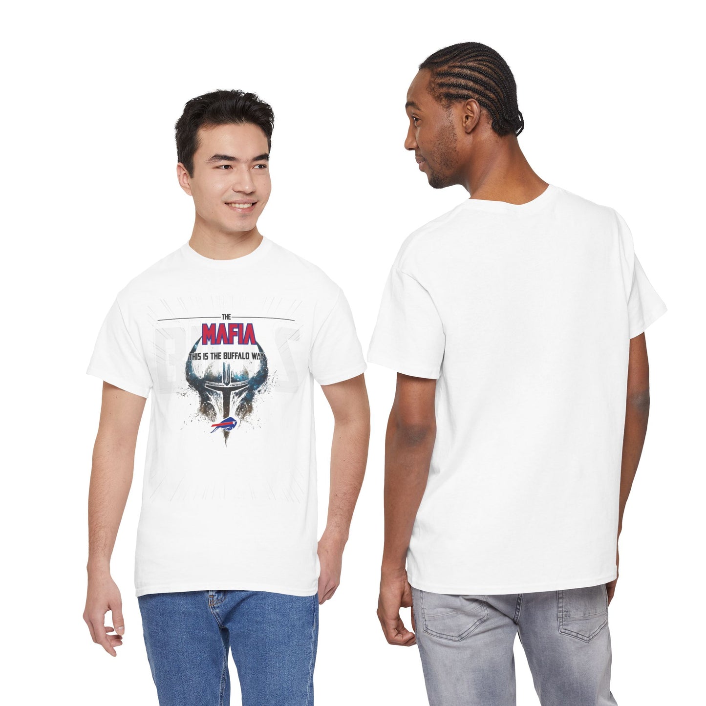 Buffalo Bills This Is The Way -Heavy Cotton Tee - Unisex Fan Shirt, Game Day Apparel, Sports Merchandise, Birthday Gift, Tailgate Outfit