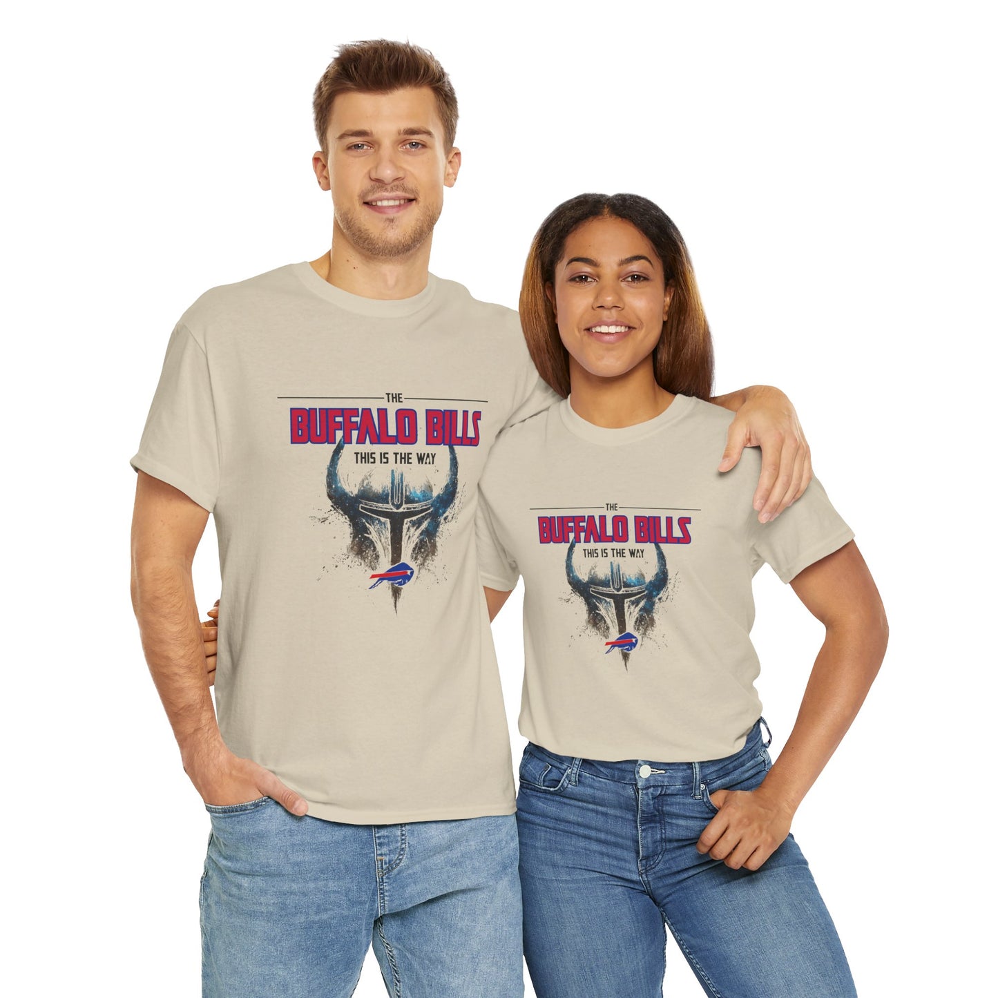 Buffalo Bills This Is The Way -Heavy Cotton Tee - Unisex Fan Shirt, Game Day Apparel, Sports Merchandise, Birthday Gift, Tailgate Outfit