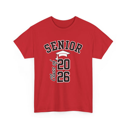 Class of 2026 Graduation Tee, Unisex Heavy Cotton Shirt, Senior T-Shirt, Personalized Graduation Gift, Class Reunion Apparel, 2026 [...]