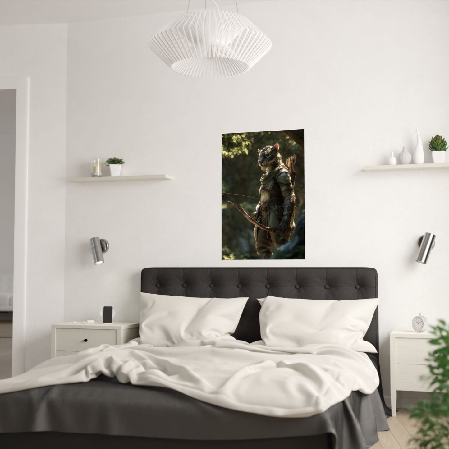 Tabaxi Ranger PAPER POSTER — Fantasy Art - Satin 210gsm