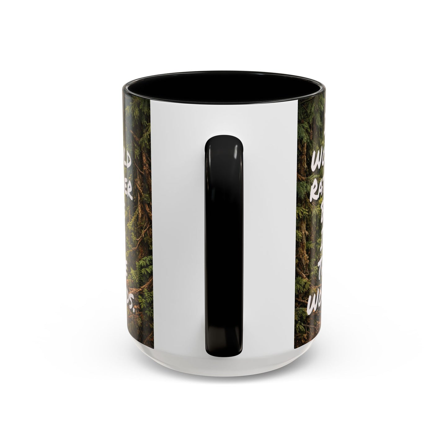 "My Spore Time Is Spent Mushroom Hunting" #2 Accent Coffee Mug (11/15oz)