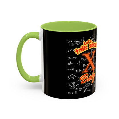 Math Lover Coffee Mug — "Solve For X = U + Me" Romantic Equation Design
