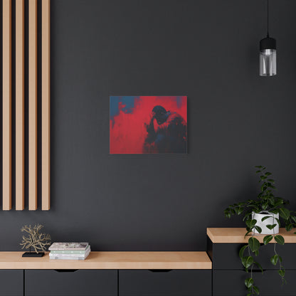 Heavy Load --Emotional Matte Canvas Art, Modern Abstract Wall Decor, Minimalist Canvas Print