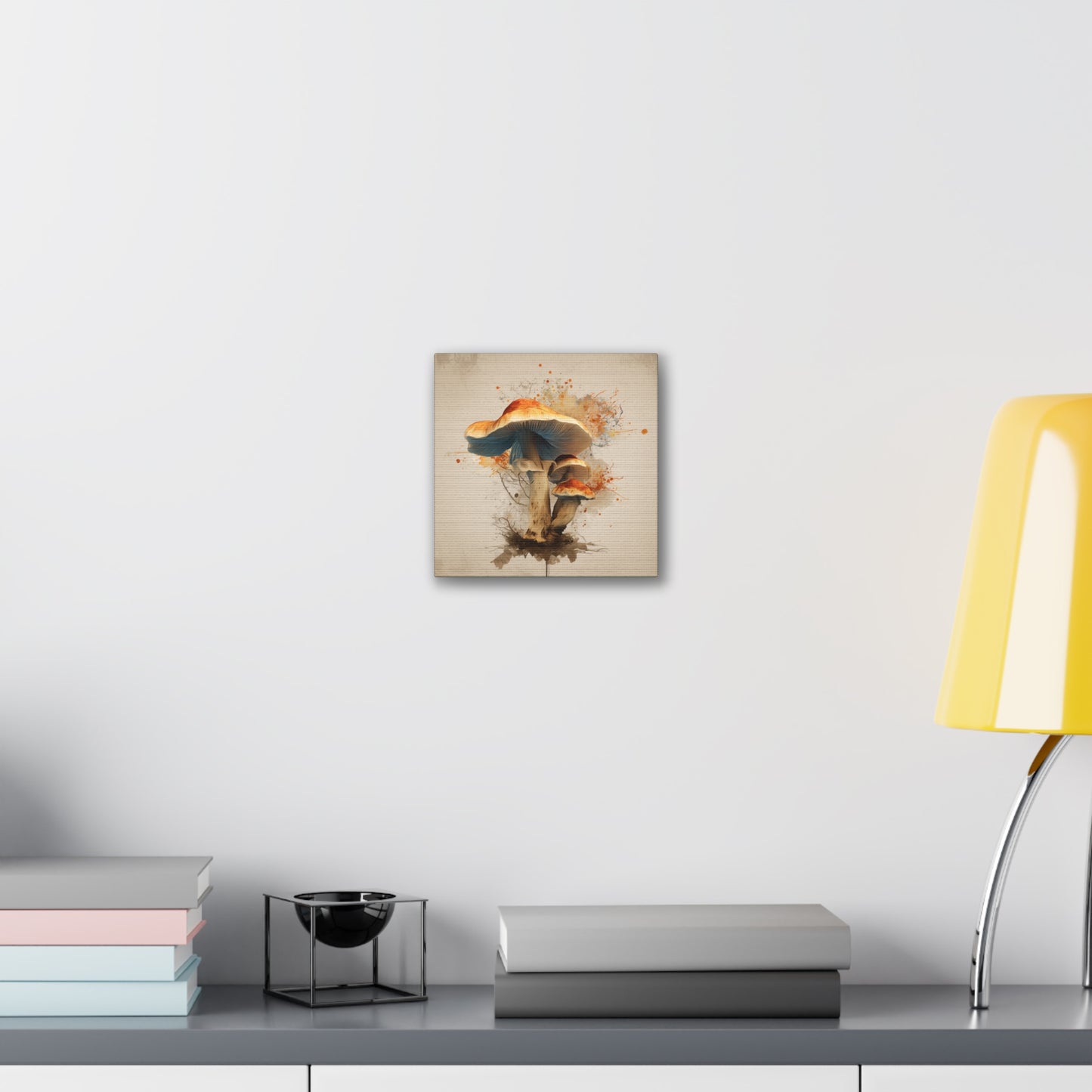 Mycelium Spread -Mushroom Canvas Art, Stretched Wall Decor, Bohemian Home Decor, Psychedelic Wall Art, Nature-Inspired Art