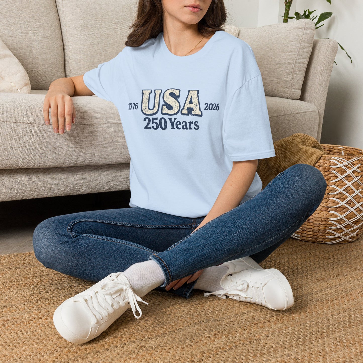 USA 250 Years T-Shirt — 1776–2026 Bicentennial Celebration Tee