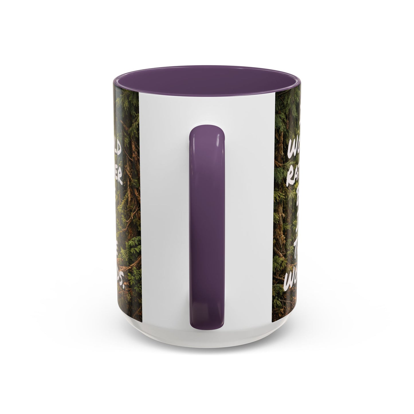 "My Spore Time Is Spent Mushroom Hunting" #2 Accent Coffee Mug (11/15oz)