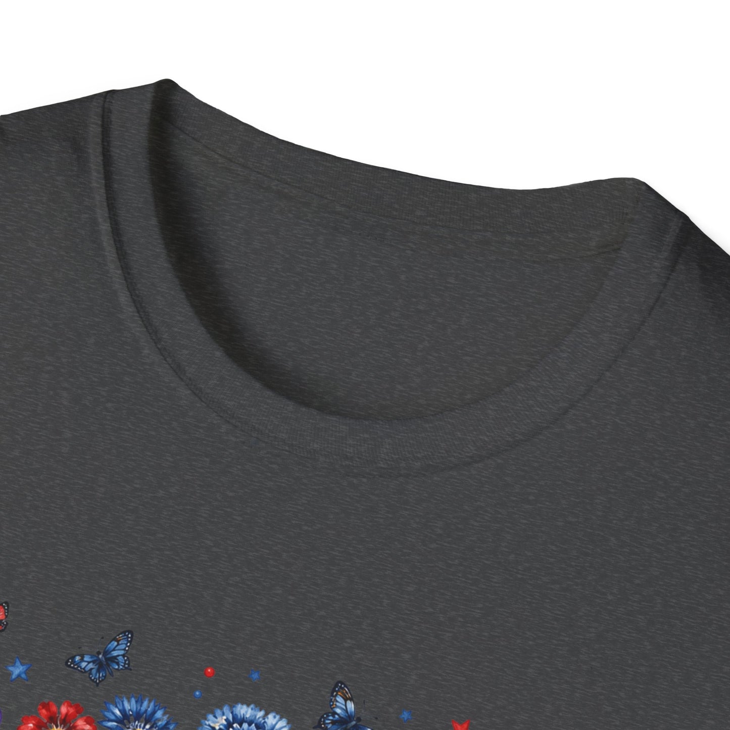 America 250th Birthday T-Shirt – July 4, 1776–2026 Patriotic Floral Tee