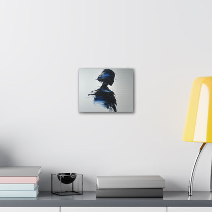 Silhouette of Beauty -Stylish Abstract Canvas Art Print, Modern Home Decor, Wall Art, Chic Living Room Accent, Unique Gift Idea