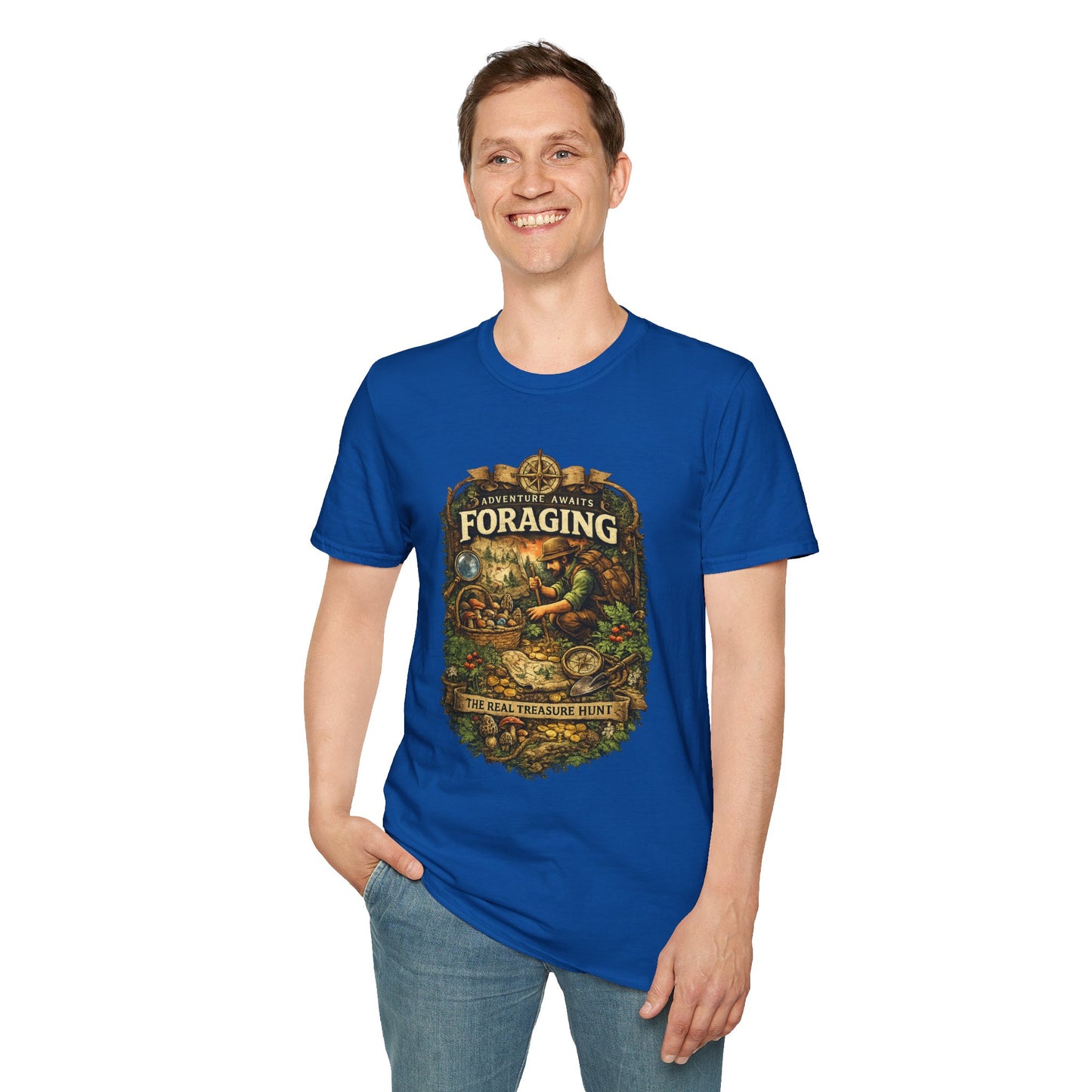 Foraging T-Shirt – 'Foraging: The Real Treasure Hunt' Outdoor Nature Tee
