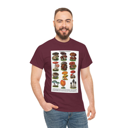 Mushroom Illustration Tee,