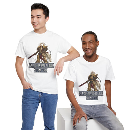 Warhammer 40,000 Unisex Heavy Cotton Tee, Gamer T-Shirt, Nerd Apparel, Gaming Gift, Casual Wear