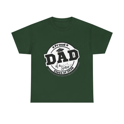 Senior Dad -Class of 2026 Graduation Tee, Unisex Heavy Cotton Shirt, Senior T-Shirt, Personalized Graduation Gift, Class Reunion Apparel, 2026 [...]