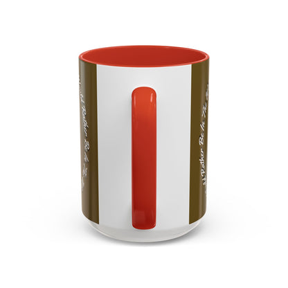 Mushroom Hunting Coffee Mug – "My Spore Time Is Spent" Rustic Forager Accent Mug
