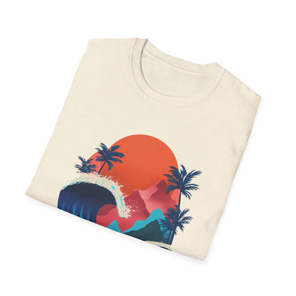 Surf Sunset T-Shirt — Tropical Wave Palm Beach Graphic Tee