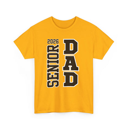Senior Dad -Class of 2026 Graduation Tee, Unisex Heavy Cotton Shirt, Senior T-Shirt, Personalized Graduation Gift, Class Reunion Apparel, 2026 [...]