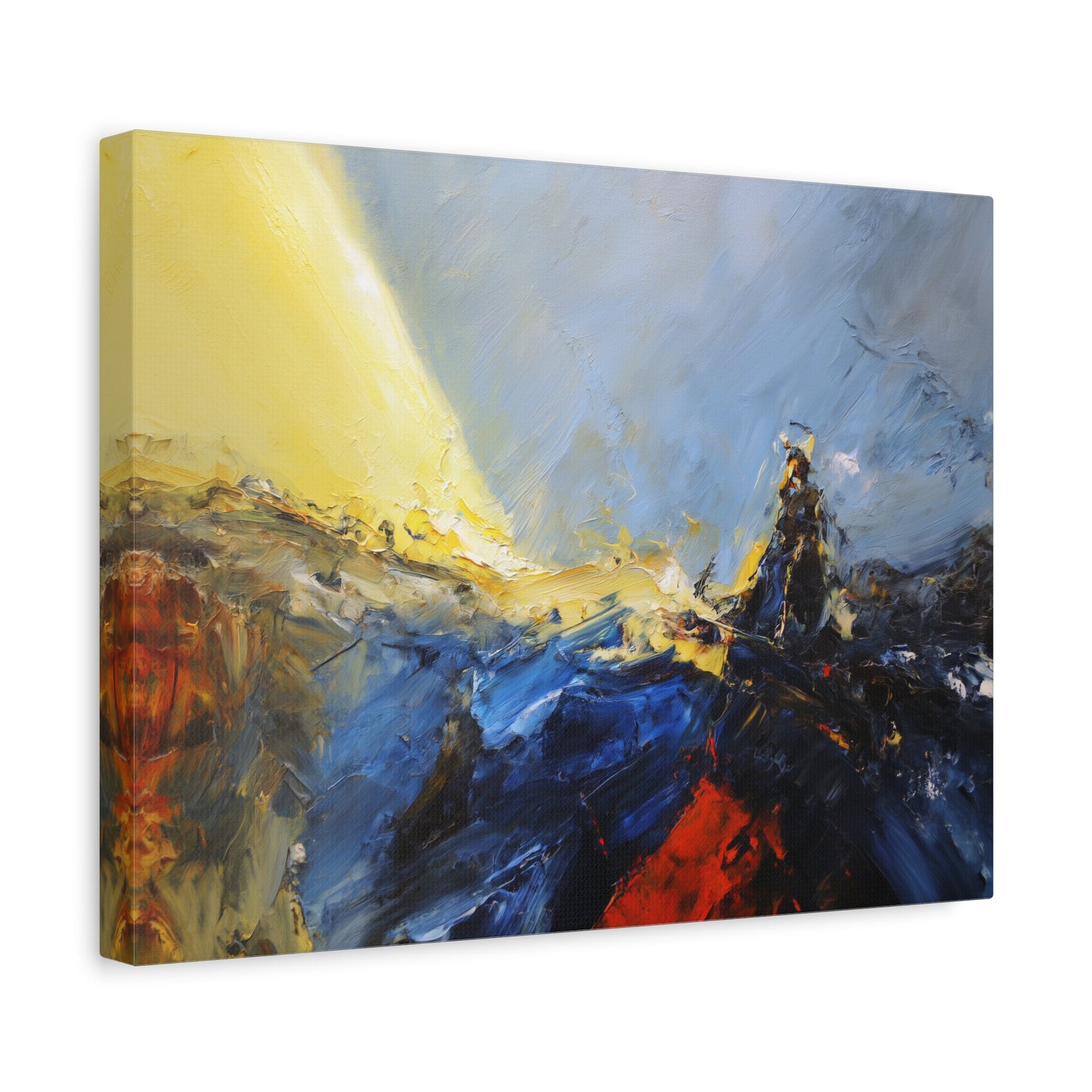 Path Revealed --Abstract Landscape Canvas Art, Colorful Wall Decor, Home Wall Art, Modern Art Print.