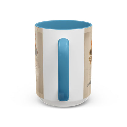 Mushroom Magic Accent Coffee Mug — 11/15oz Ceramic Cup with Woodland Fungi Design