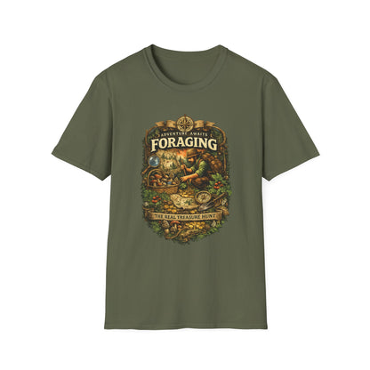Foraging T-Shirt – 'Foraging: The Real Treasure Hunt' Outdoor Nature Tee