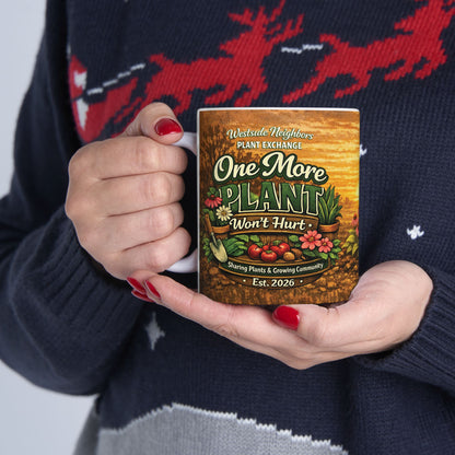 Ceramic Mug - 'One More Sunrise' Garden Floral Coffee Mug (11oz, 15oz)